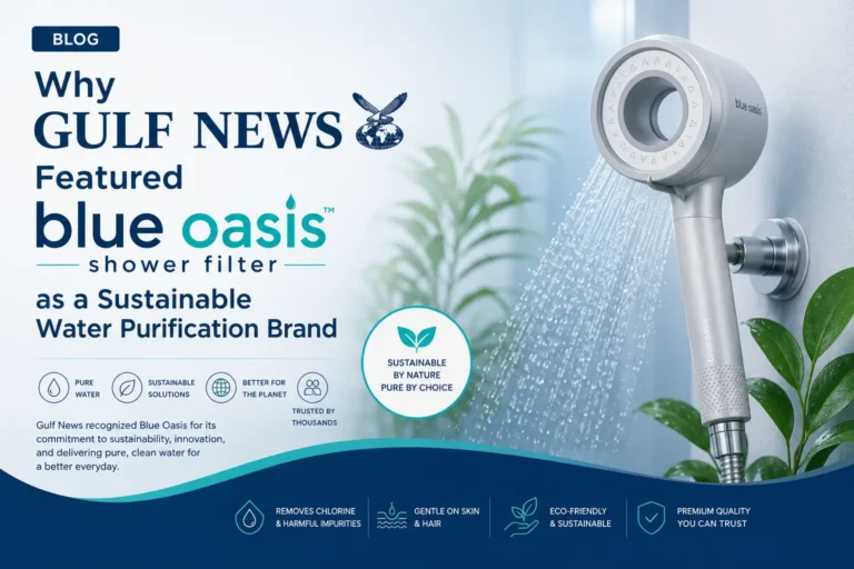 Why Gulf News Featured Blue Oasis as a Sustainable Water Purification Brand